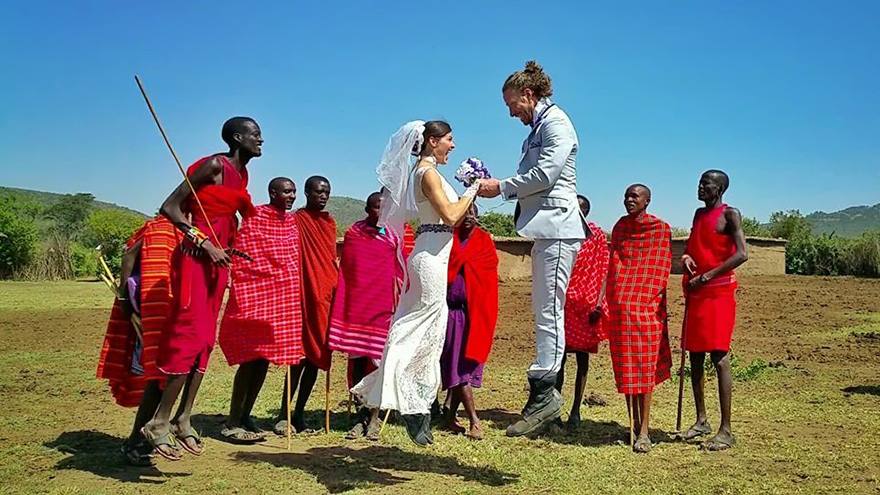 Pueblo Masai Mara, Kenia. 