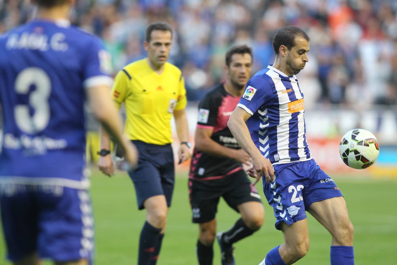 Las mejores imágenes del partido Alavés-Tenerife
