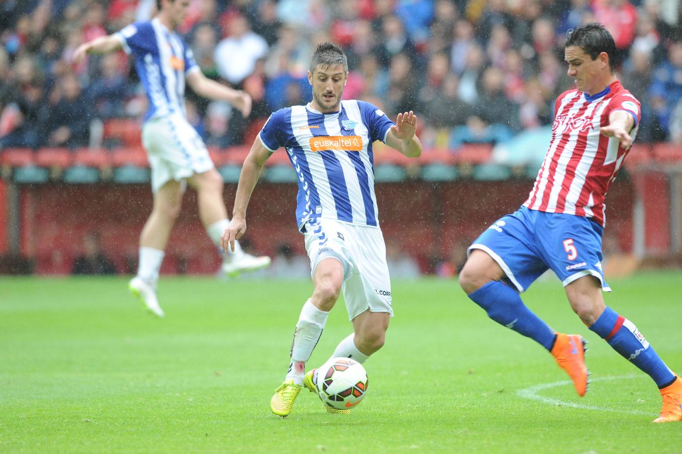 Sporting-Alavés, en imágenes