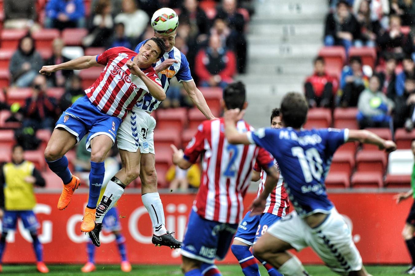 Sporting-Alavés, en imágenes
