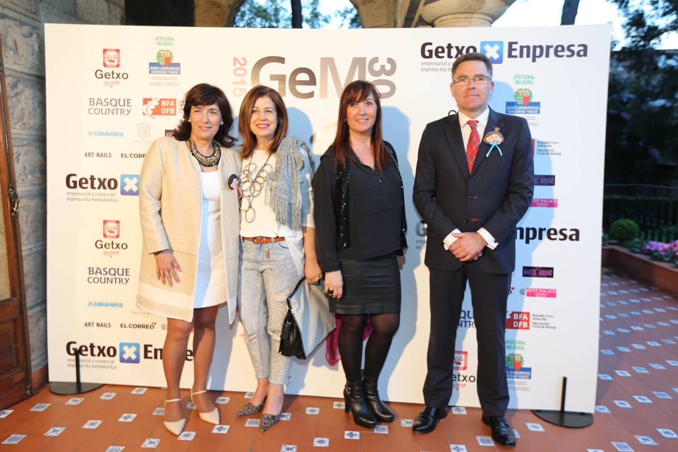 Itziar Epalza, Mercedes de Miguel, Pilar Díaz e Imanol Landa.