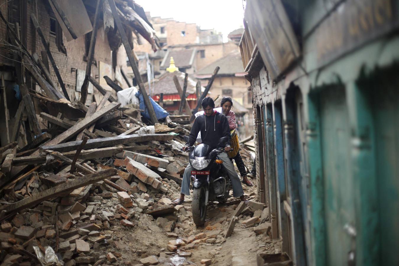 La devastación en Nepal