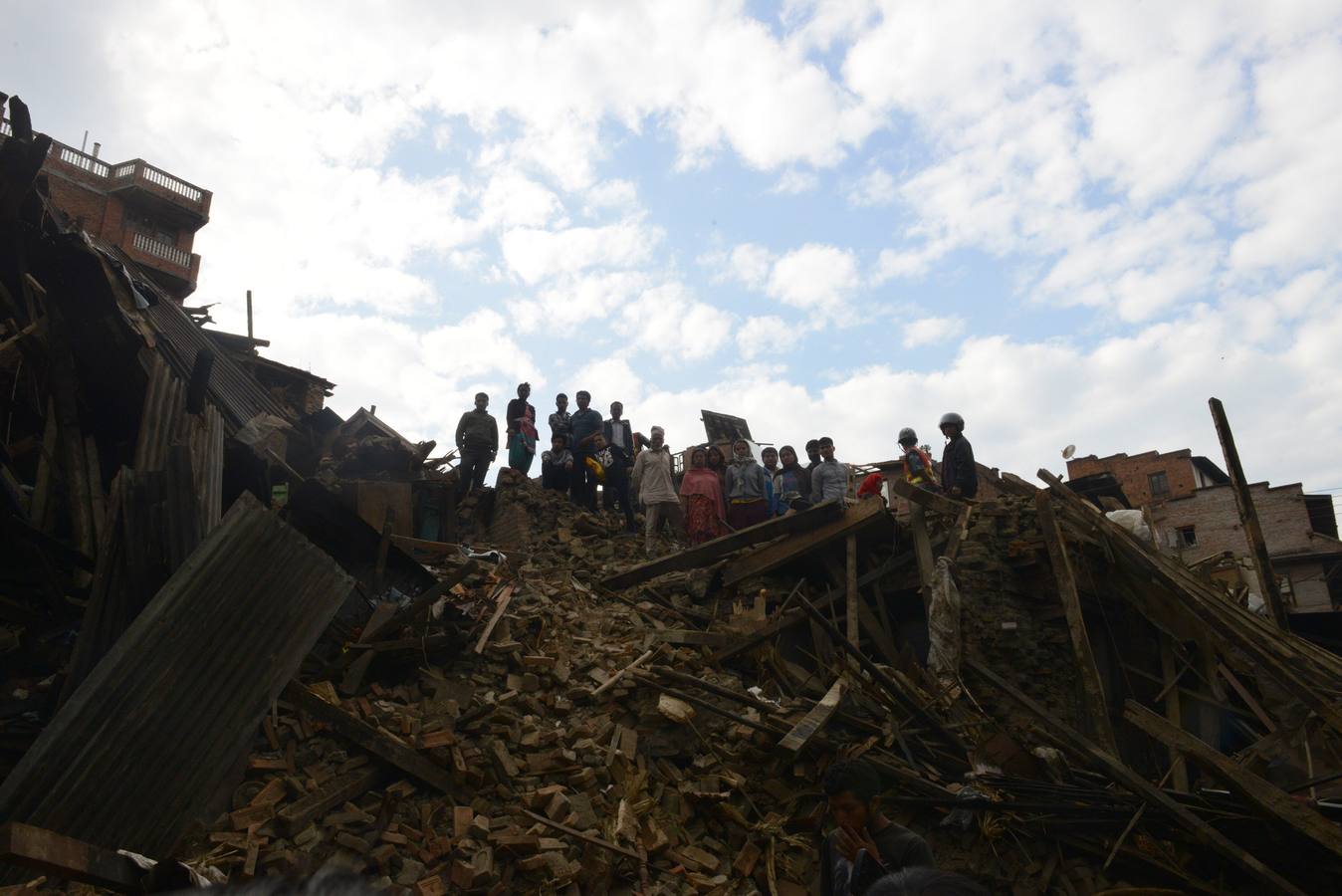 La devastación en Nepal