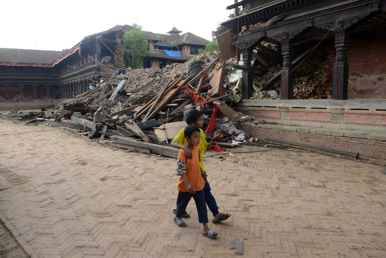 La devastación en Nepal