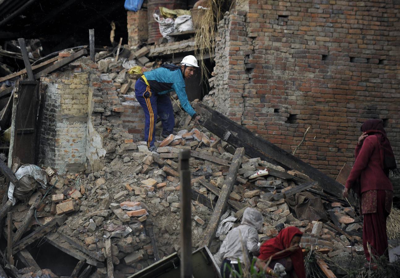 La devastación en Nepal