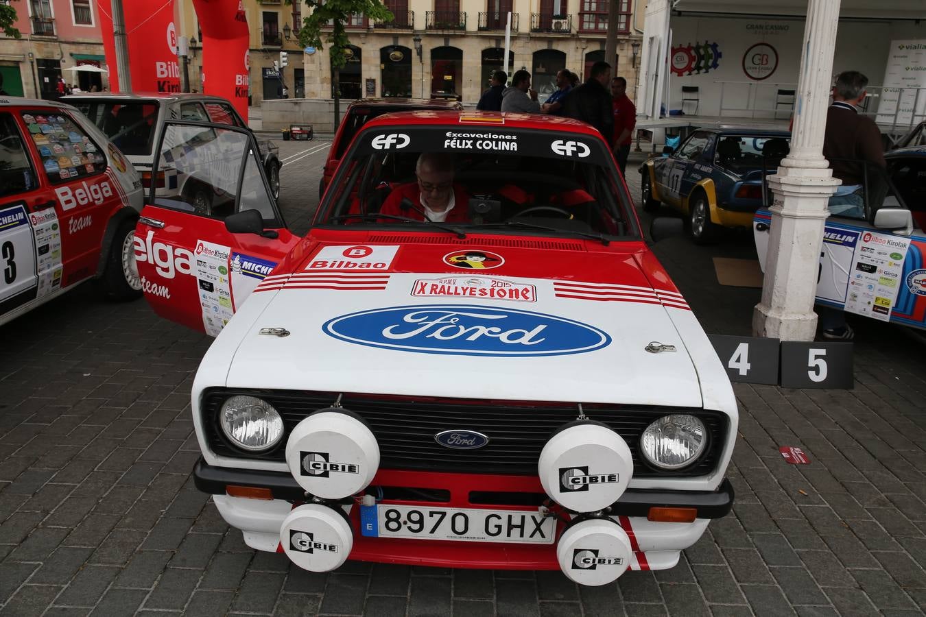 Cerca de 50 coches clásicos compiten en el Rallyestone