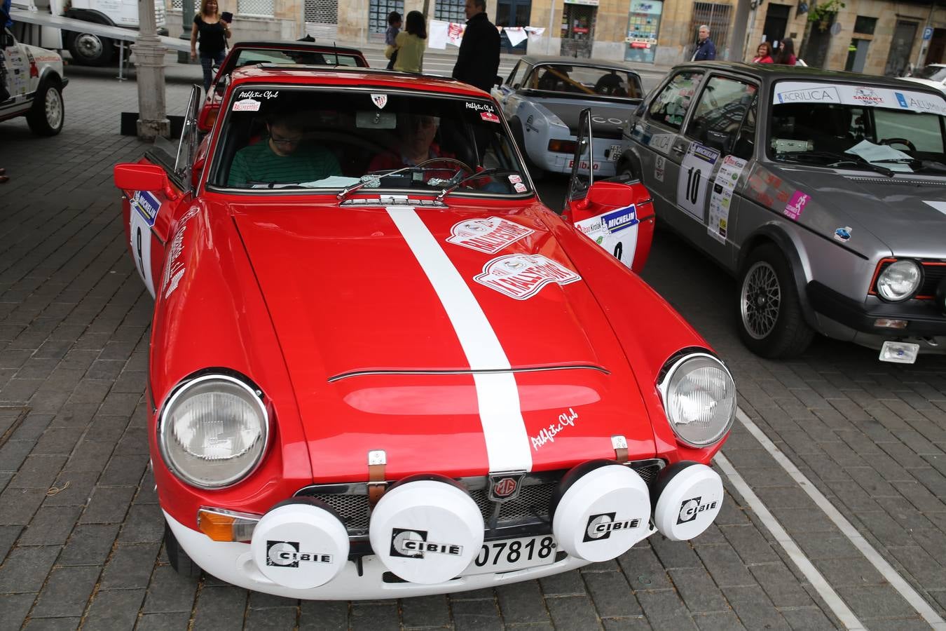 Cerca de 50 coches clásicos compiten en el Rallyestone