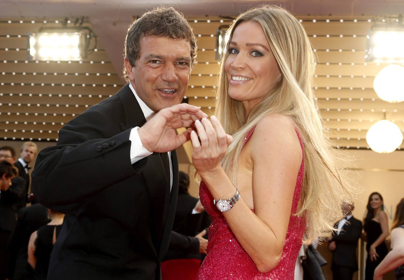 Antonio Banderas presume de su espectacular novia en Cannes