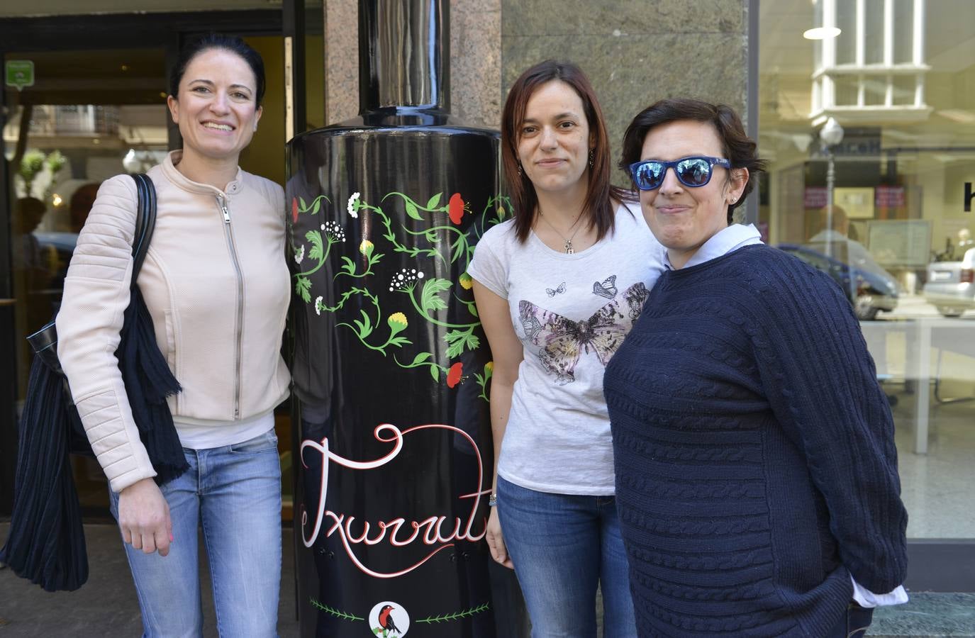 Silvia Pereda, Itziar Jiménez y Lide Maguregi.