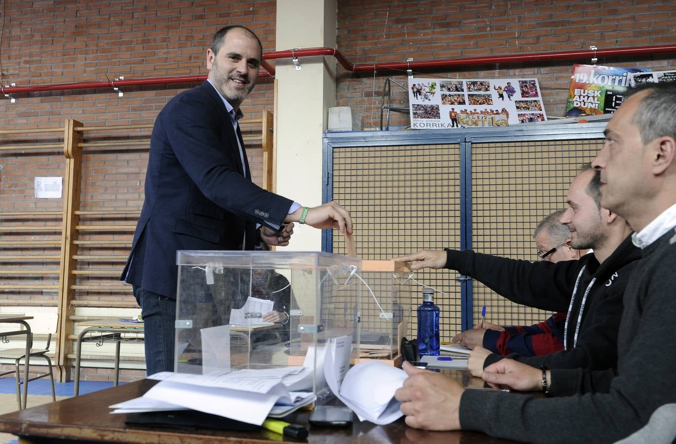 Josu Bergara, alcalde de Sestao (PNV).