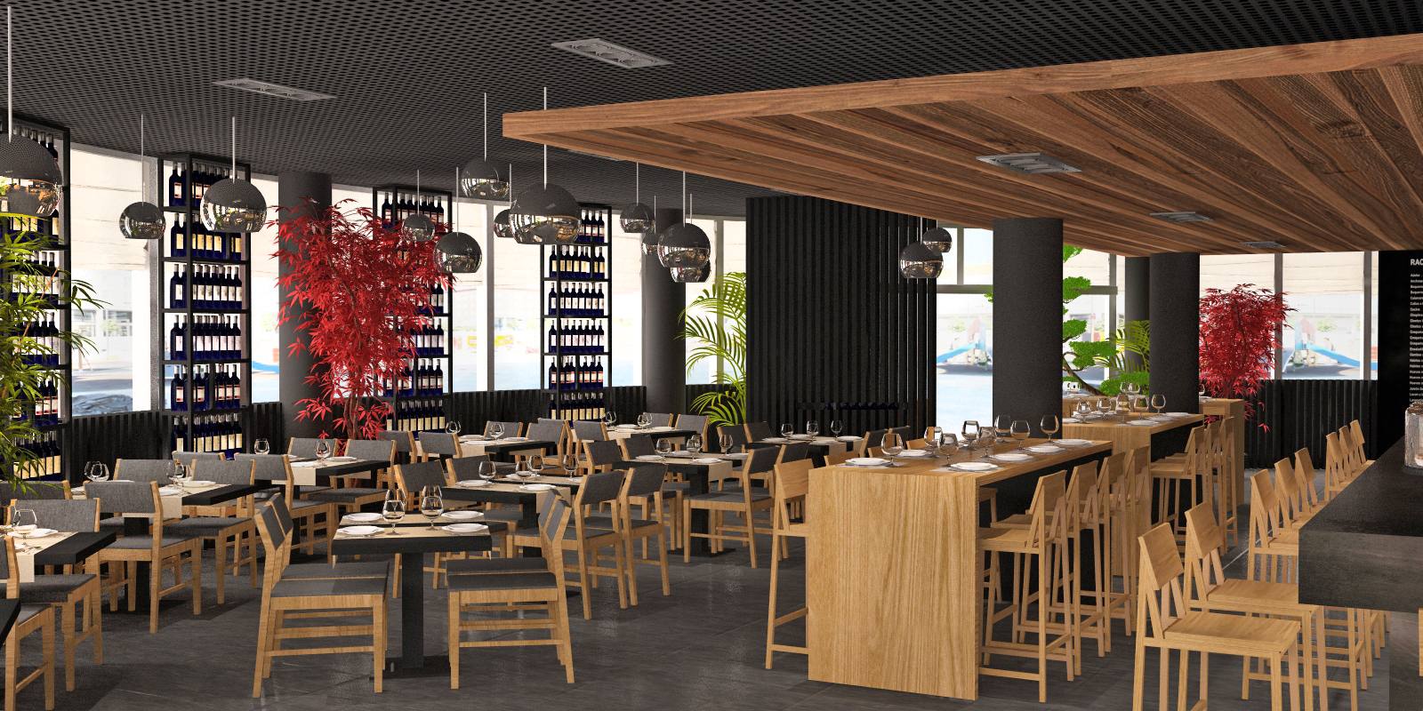 Así es la cafetería de la estación de autobuses de Vitoria