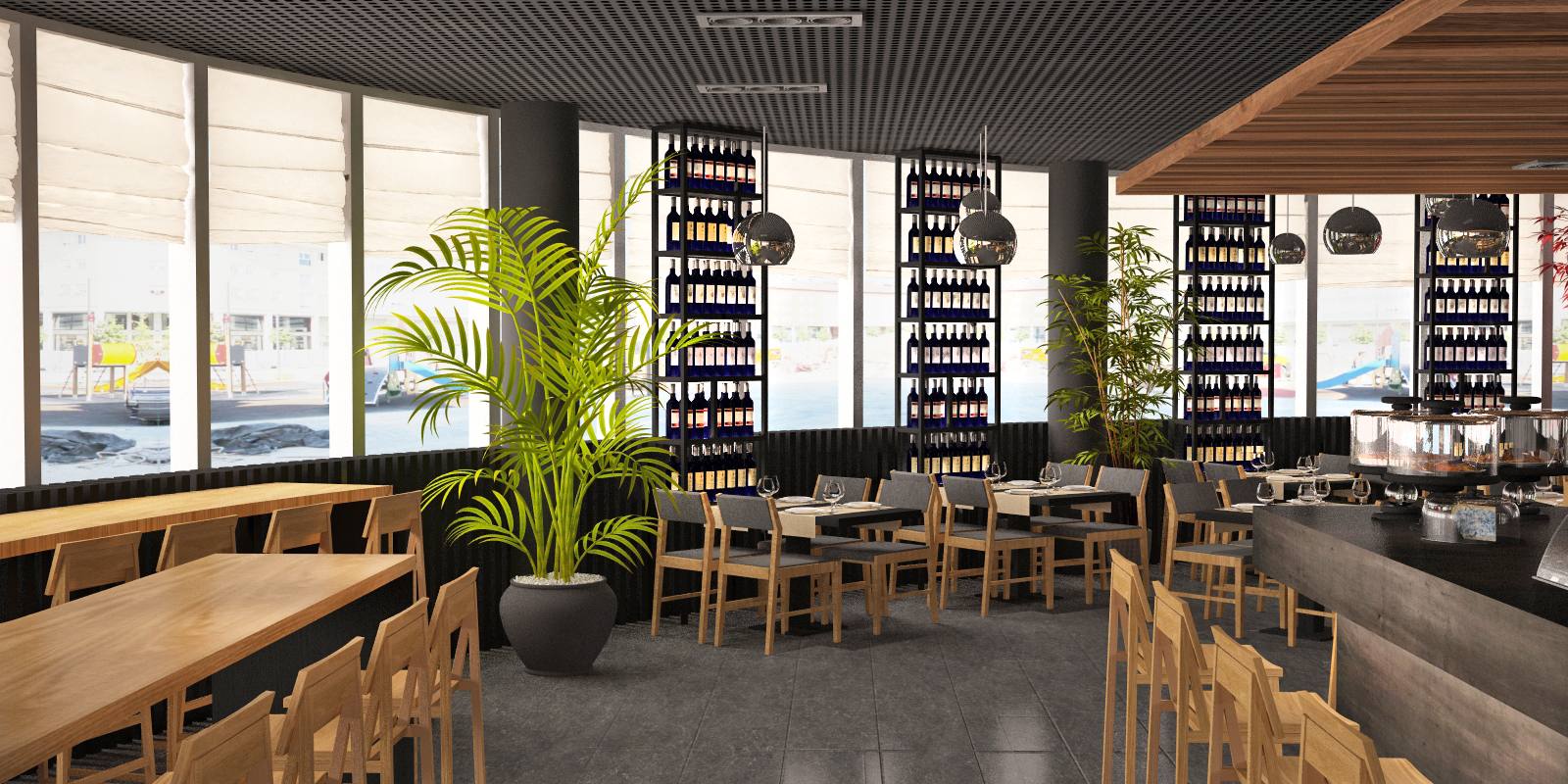 Así es la cafetería de la estación de autobuses de Vitoria