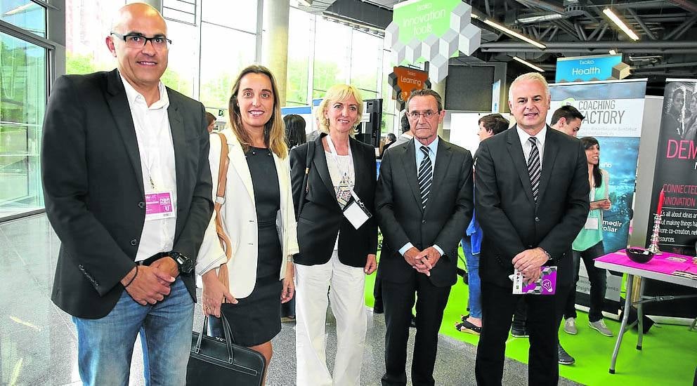 Txema Franco, Olatz Fernández, Carolina Pérez-Toledo, Ángel Toña y Fran Azpiazu.