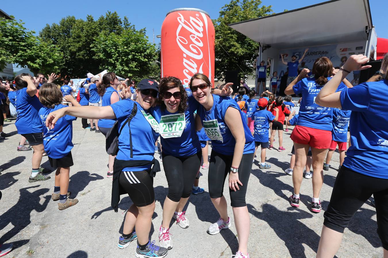 600 personas acuden a la Carrera Familiar de Abanto-Zierbena