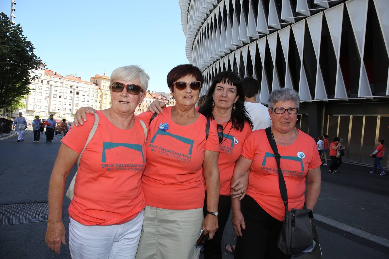 El acto de &#039;Gure esku dago&#039; en San Mamés