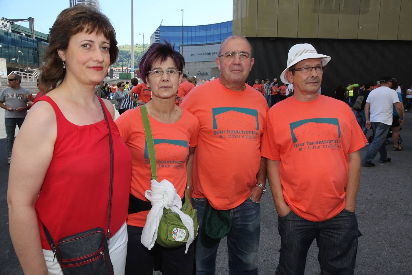 El acto de &#039;Gure esku dago&#039; en San Mamés