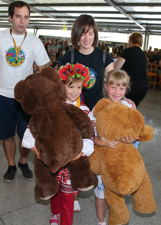 Los niños de Chernobil veranean en Euskadi