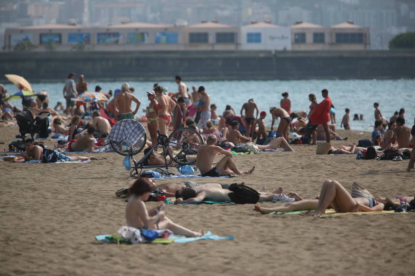 Bizkaia alcanza los 40 grados en una jornada de calor asfixiante