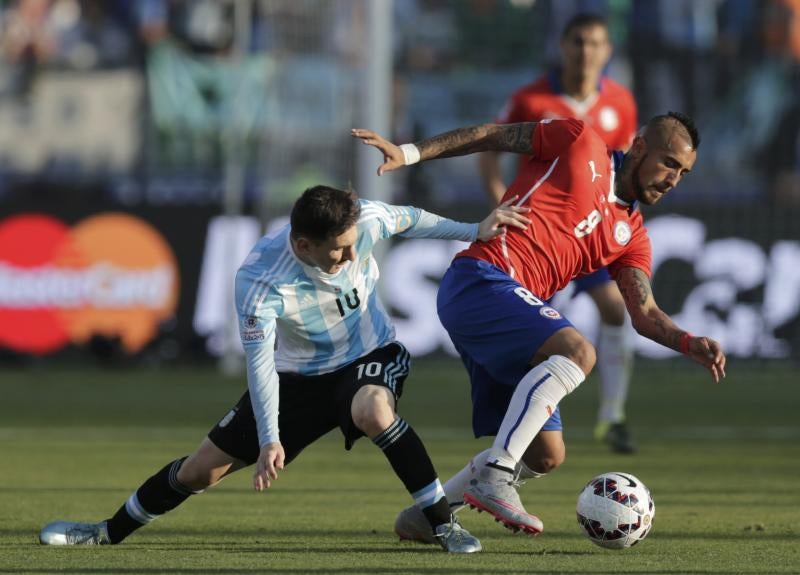 Chile y Argentina en la final de la Copa América 2015