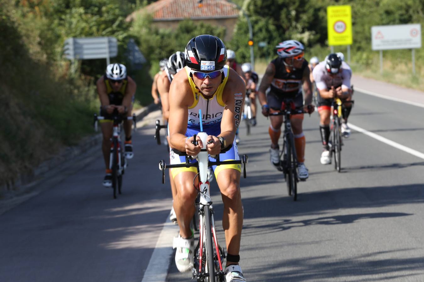 Prueba de ciclismo del Triatlon de Vitoria 2015