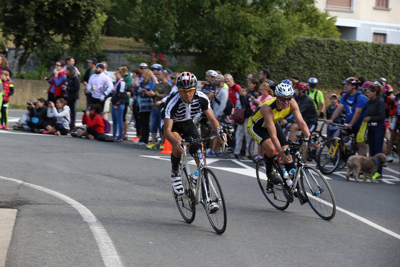Prueba de ciclismo del Triatlon de Vitoria 2015