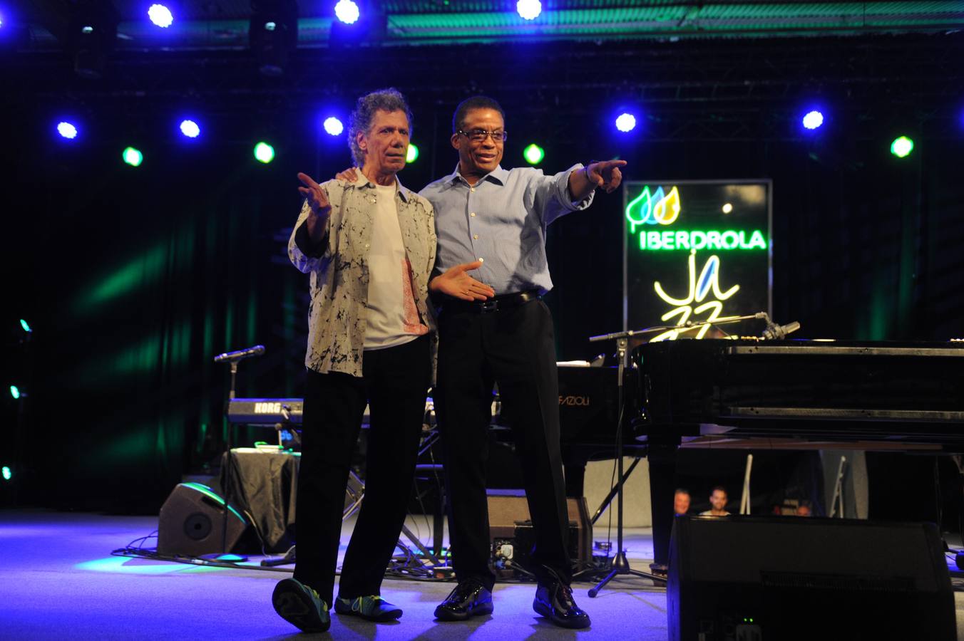 Chick Corea y Herbie Hancock deslumbran en el cierre del Festival de Vitoria