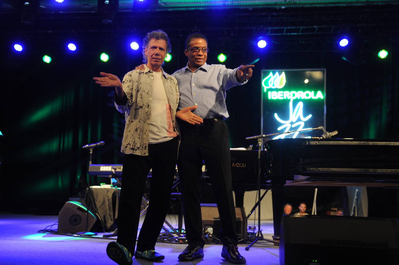 Chick Corea y Herbie Hancock deslumbran en el cierre del Festival de Vitoria