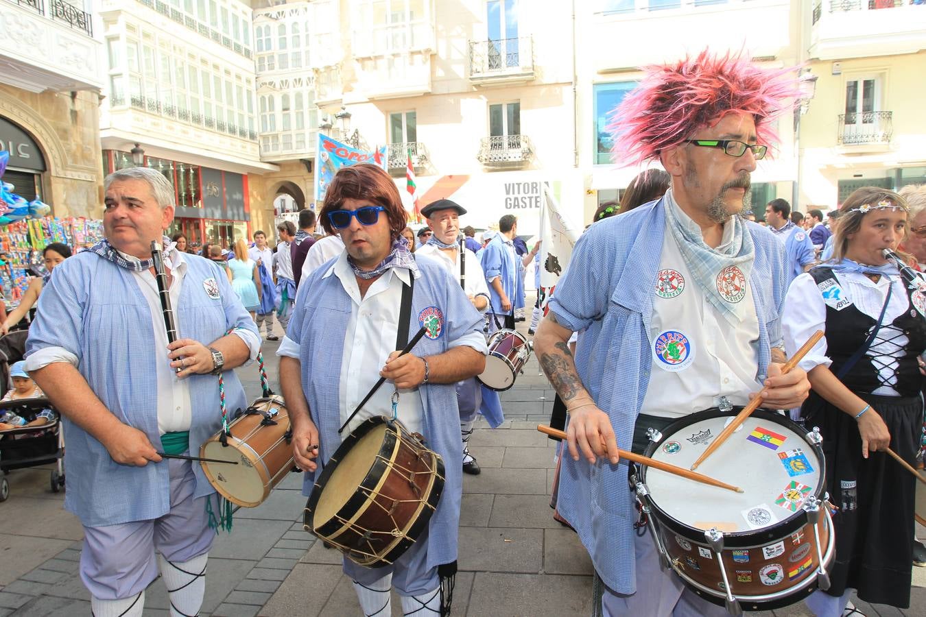 Segundo paseíllo de los blusas a los toros