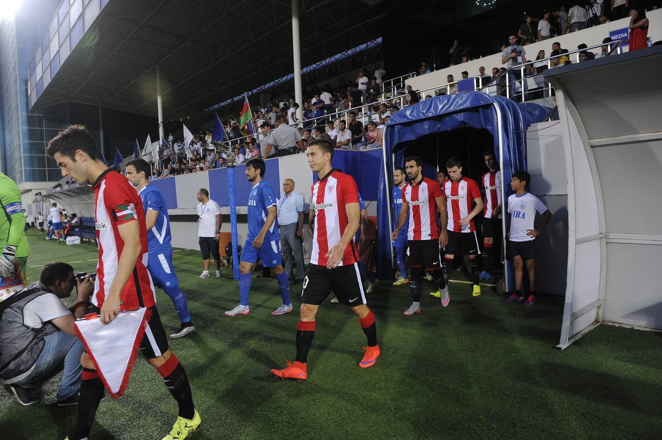 El Inter Baku-Athletic, en imágenes