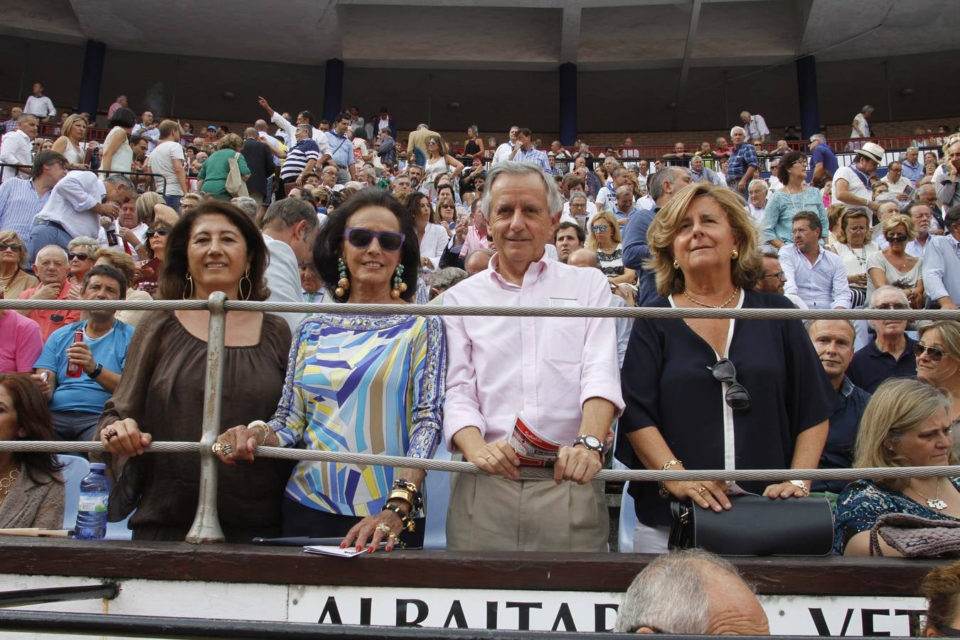 Pilar Melchor, Sonsoles Díez de Rivera, Manuel y Goretti Escauriaza.