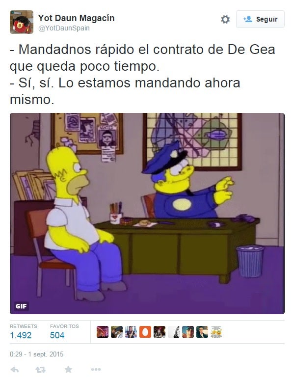 La red saca los colores al caso De Gea a golpe de meme