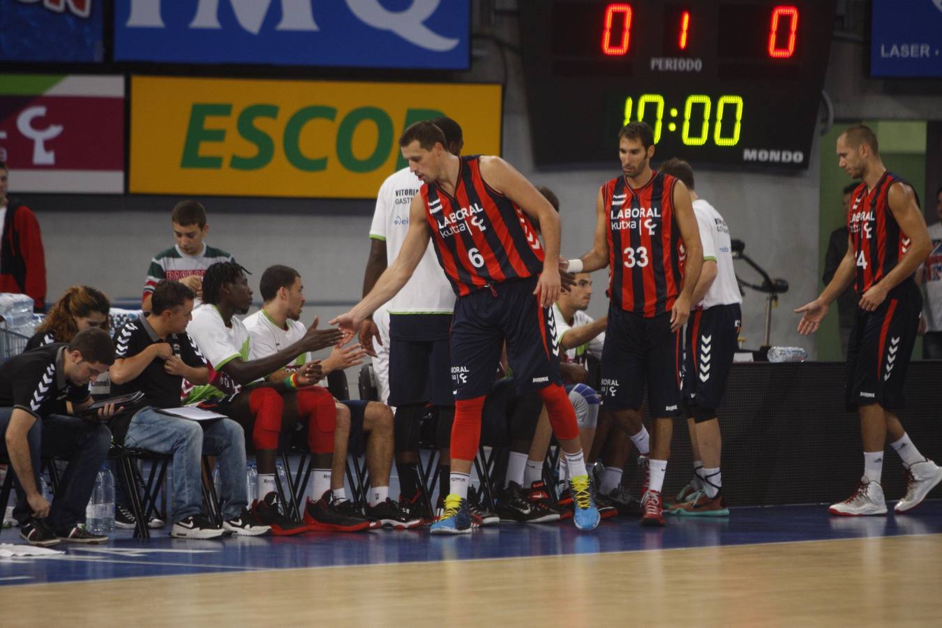 Amistoso entre Baskonia y PAU Orthez