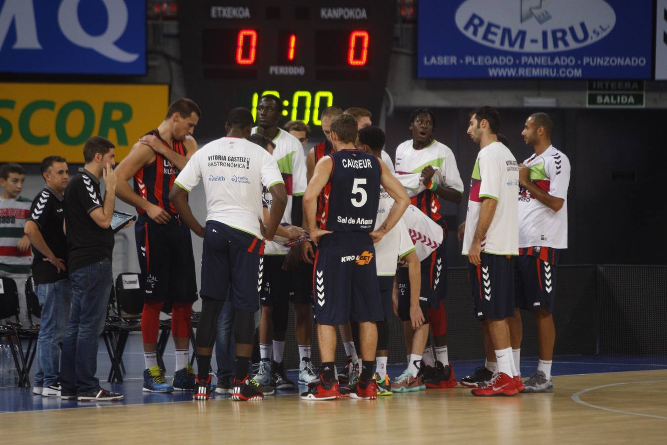 Amistoso entre Baskonia y PAU Orthez