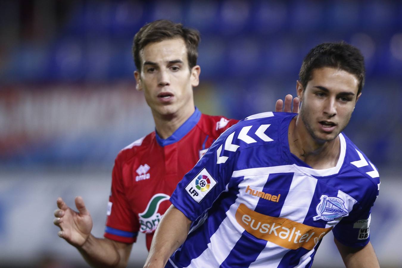 Partido de Copa entre el Numancia y el Alavés