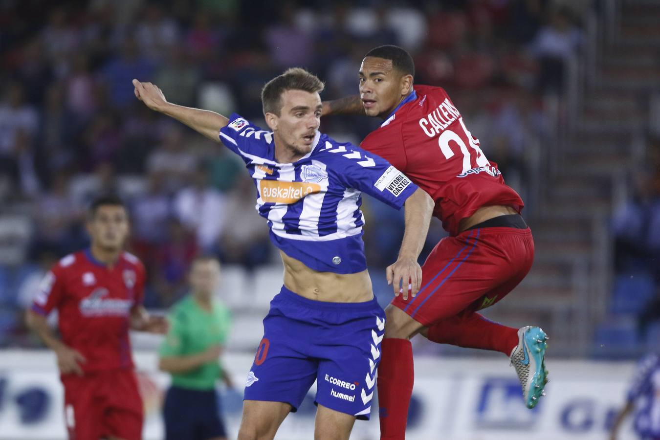 Partido de Copa entre el Numancia y el Alavés