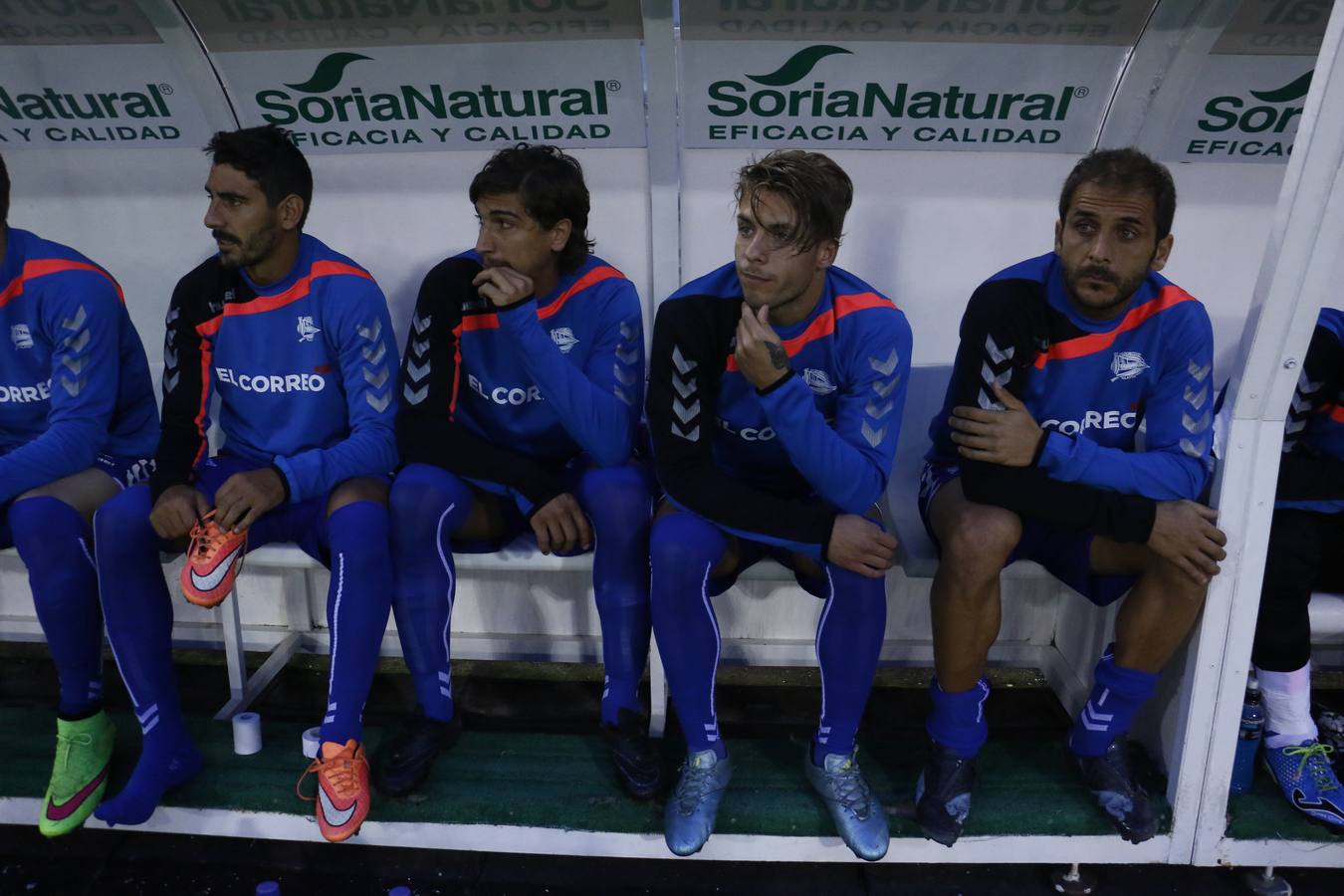 Partido de Copa entre el Numancia y el Alavés