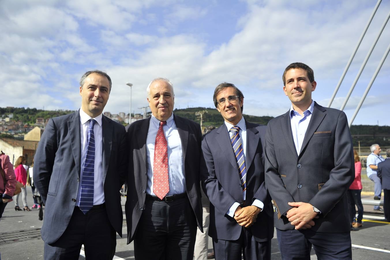 Carlos Flores, Pedro Barinaga, Jesús Besga y Unai Eguilaz.