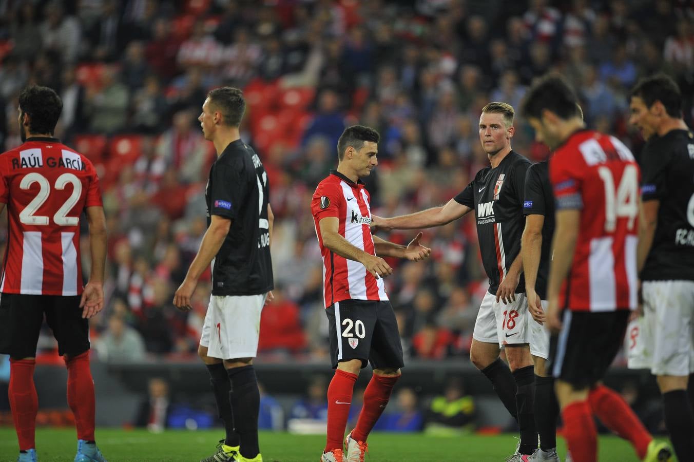 Las mejores imágenes del partido Athletic-Augsburgo