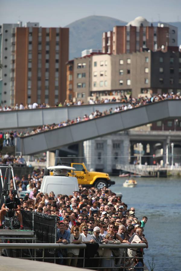 Bilbao vibra con los clavadistas