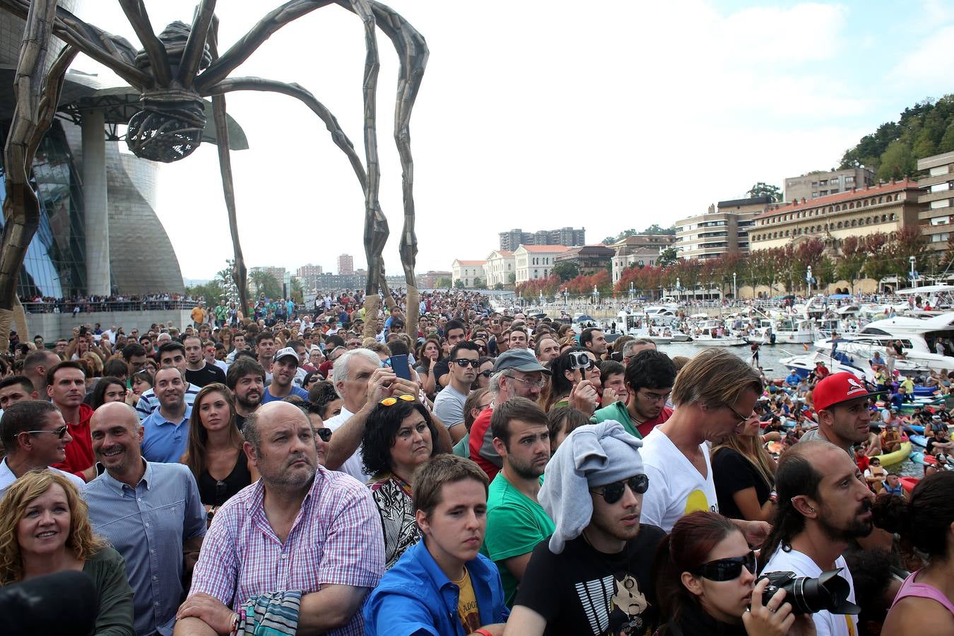 Bilbao vibra con los clavadistas