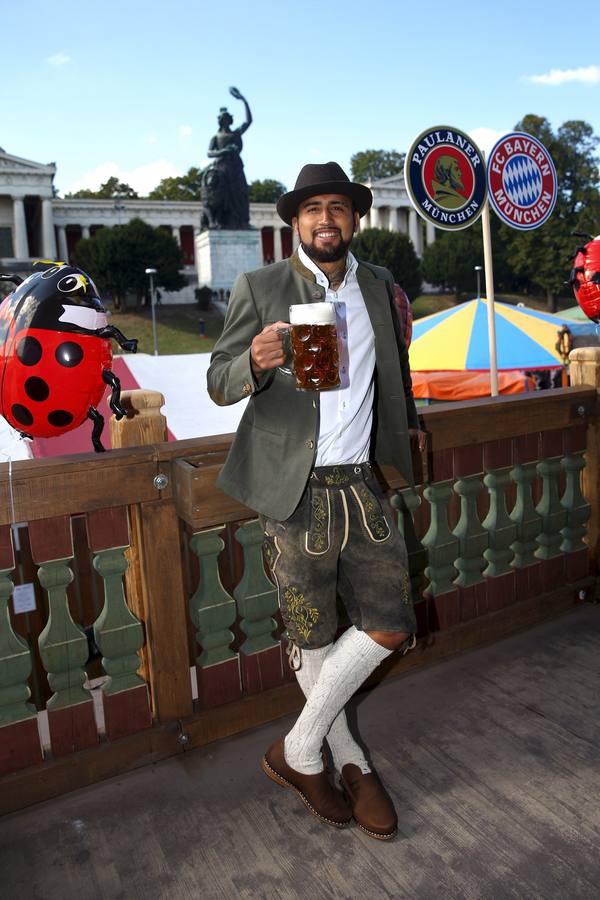 Las estrellas del Bayern se lo pasan en grande en el Oktoberfest