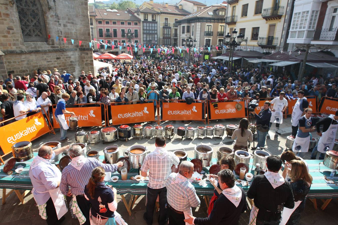Balmaseda concentra a muchos aficionados durante su tradicional concurso de San Severino.