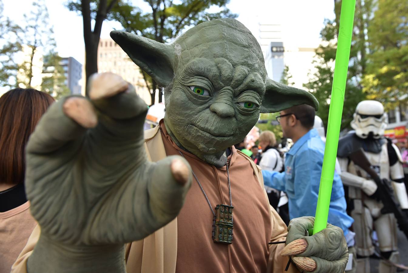 En Tokio se adelantan a Halloween