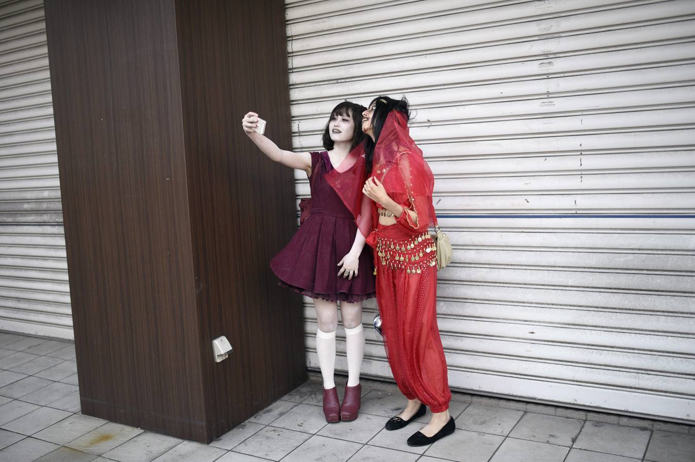 En Tokio se adelantan a Halloween