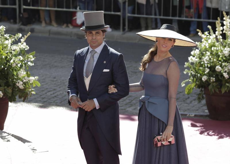 El matador de toros Francisco Rivera y su esposa Lourdes Montes.