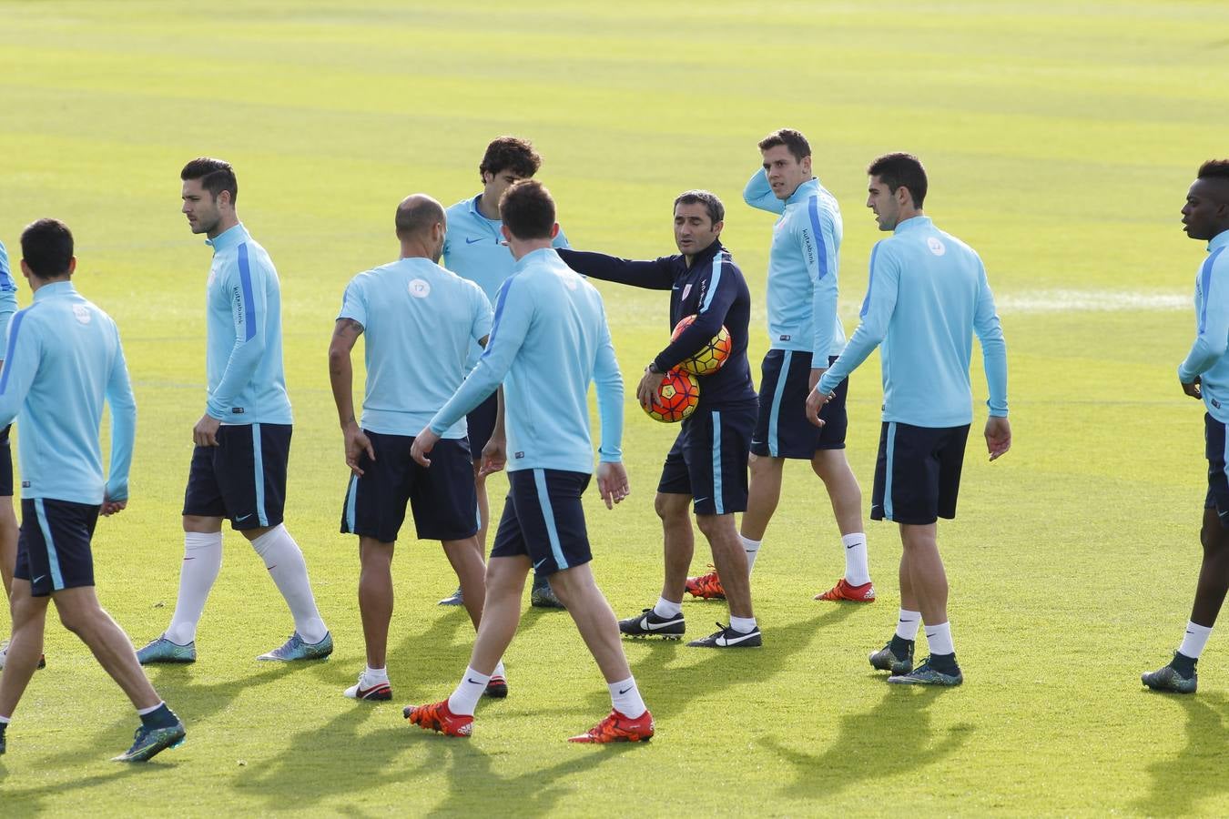 El entrenamiento del Athletic, en imágenes
