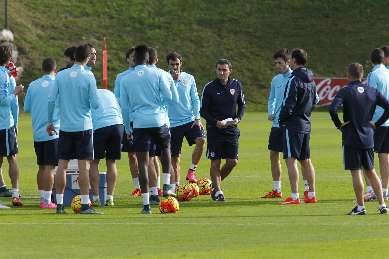 El entrenamiento del Athletic, en imágenes