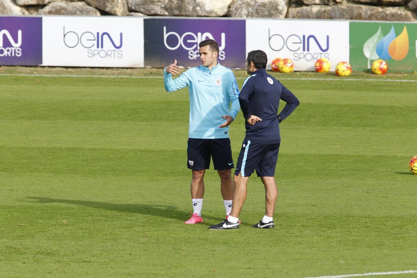 El entrenamiento del Athletic, en imágenes