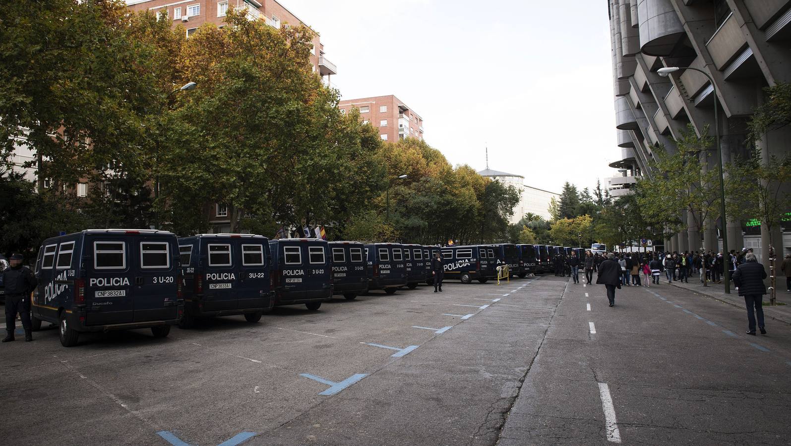 Máxima seguridad en el Real Madrid-Barcelona