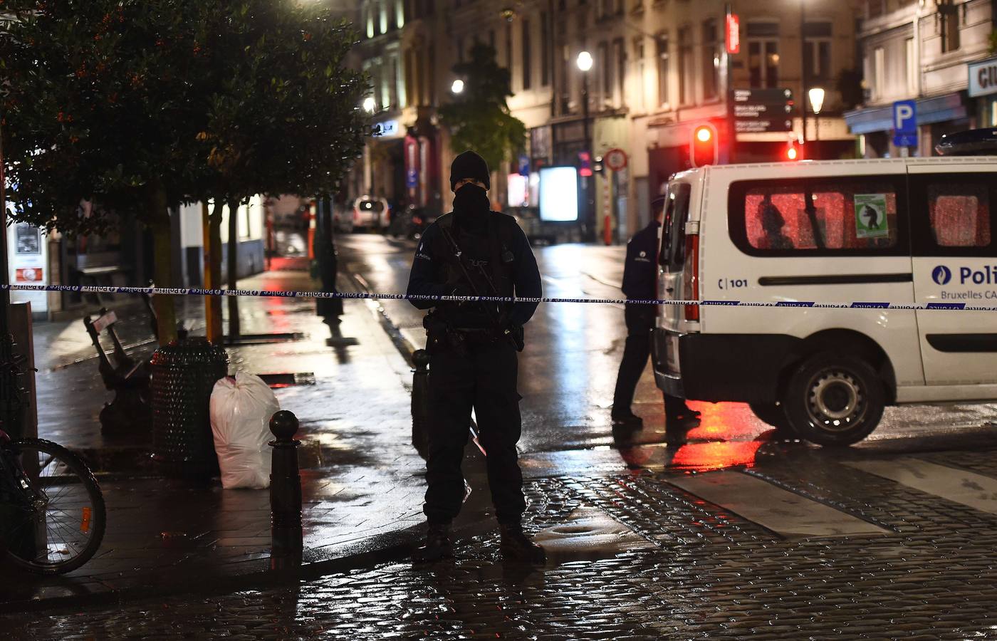 Operación antiterrorista en Bruselas